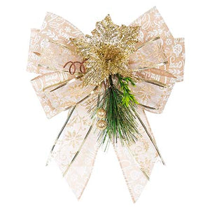 Moño Fino De Yute Y Organza