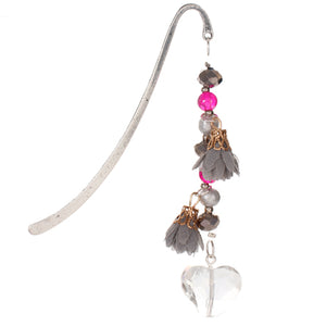 Separador De Libros Xv Años Con Dijes De Flor