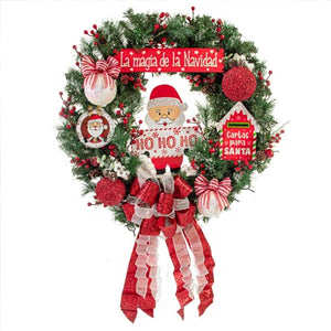 Corona Para Puerta Cartas De Santa