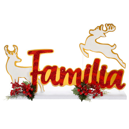 Adorno Letrero Con Venados