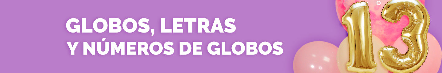 Letras y Números de Globo – Fantasías Miguel