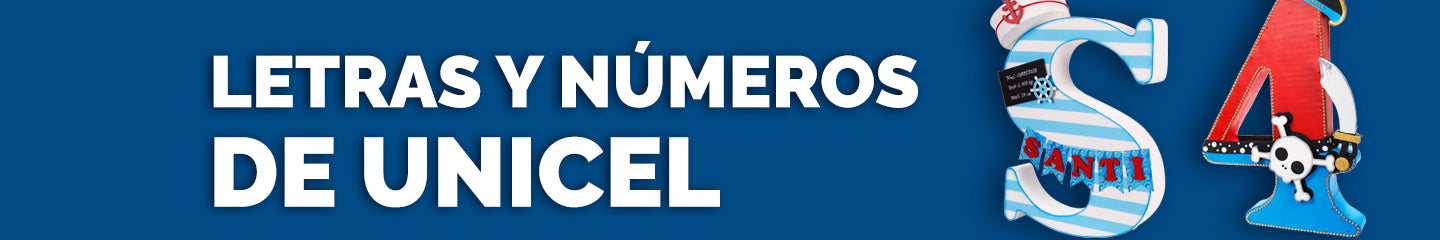 Letras y Números de Unicel