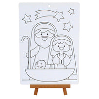 Art.10006 Lienzo Con Atril Mad 22x16cm