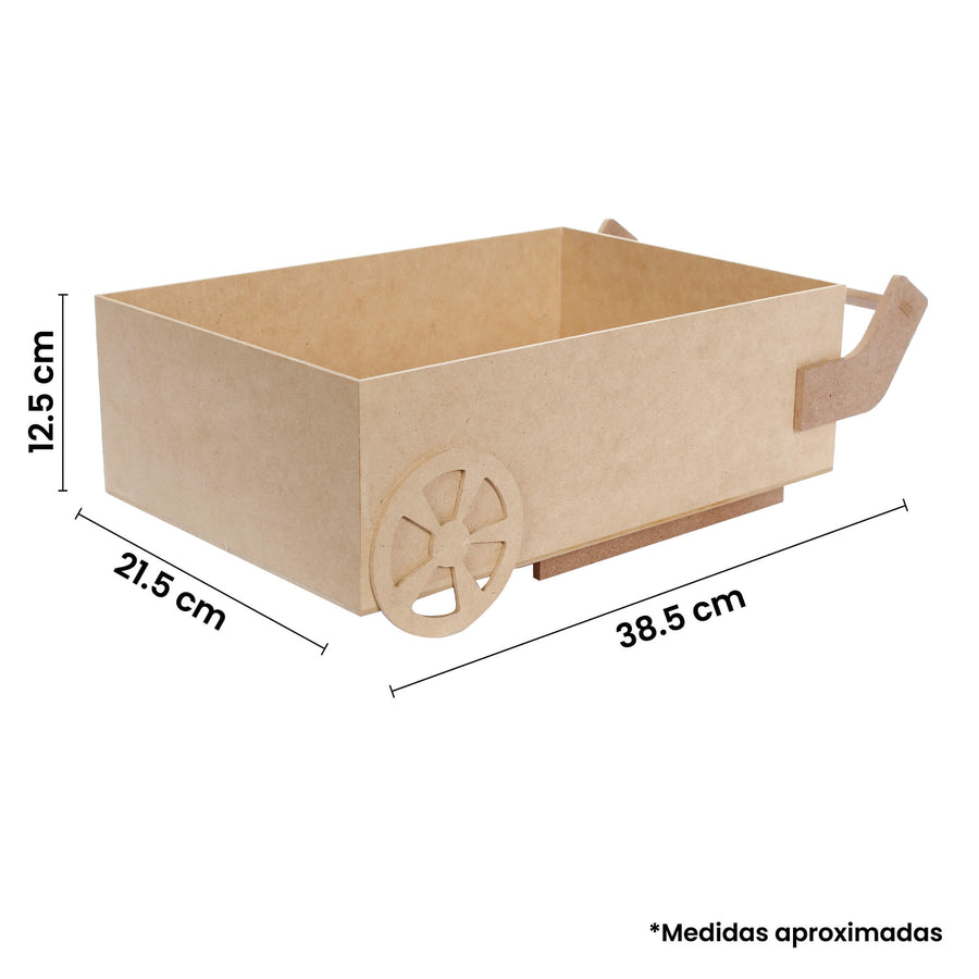 Art.10155 Carrito Botanero 12.5x38.5x21.5cm 1pz