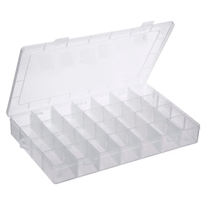 Art.10236 Caja De Plástico Grande Con 28 Divisiones 5x35x22cm 1pz
