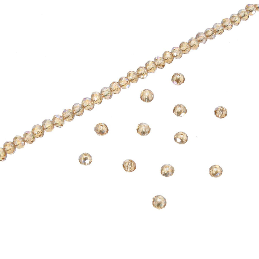 Art.10509 Rondel Cristal Color Lustre