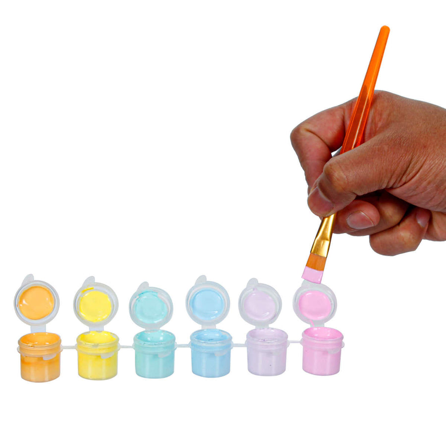 Art.10561 Tira De Pintura Acrílica 6 Colores (Aprox 4ml c/u) 2.2x17x3.3cm 1pz
