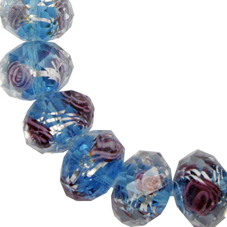 Art.10613 Cuenta Rondel Oro/Rosa