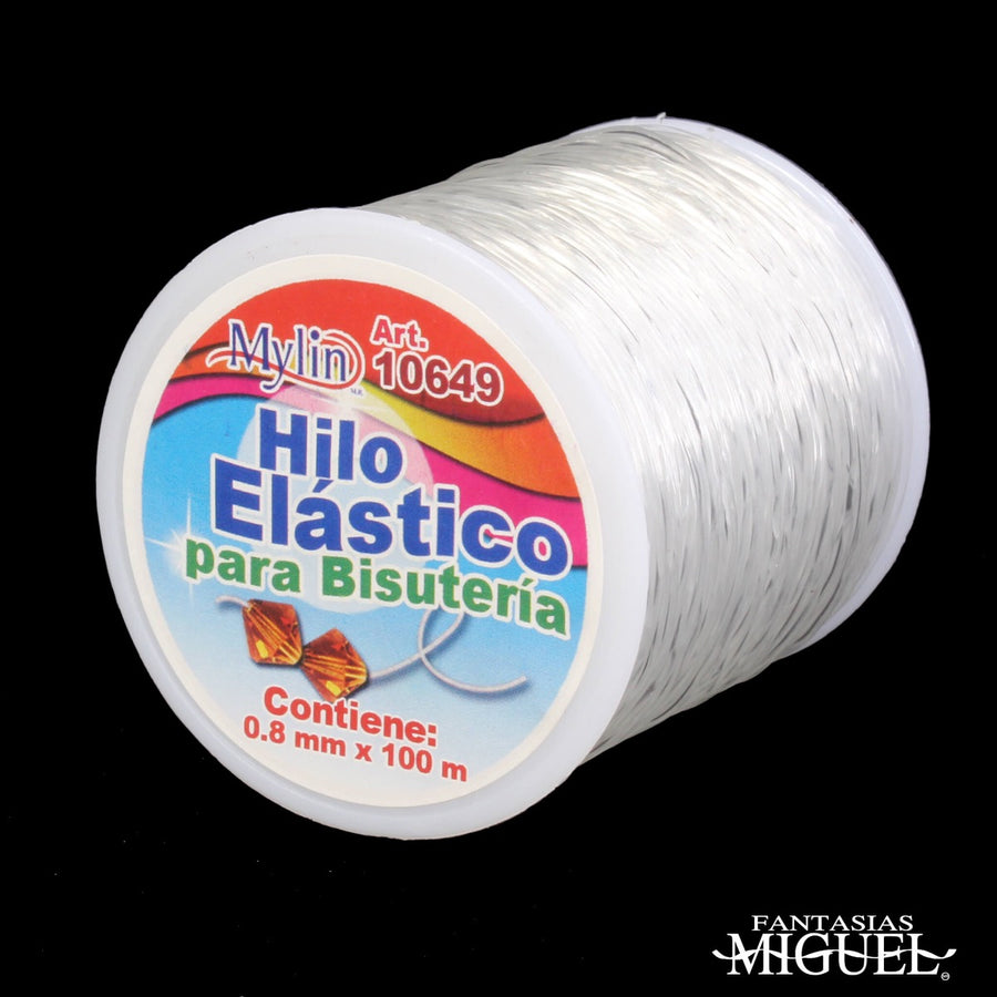 Art.10649 Nylon Elástico 0.8mm 100m