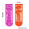 Fantasías Miguel Art.10728 Mantel De Papel Picado 73x23cm 4pz