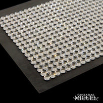 Art.10774 Piedra Acrílica Plana Con Adhesivo 3mm 558pz