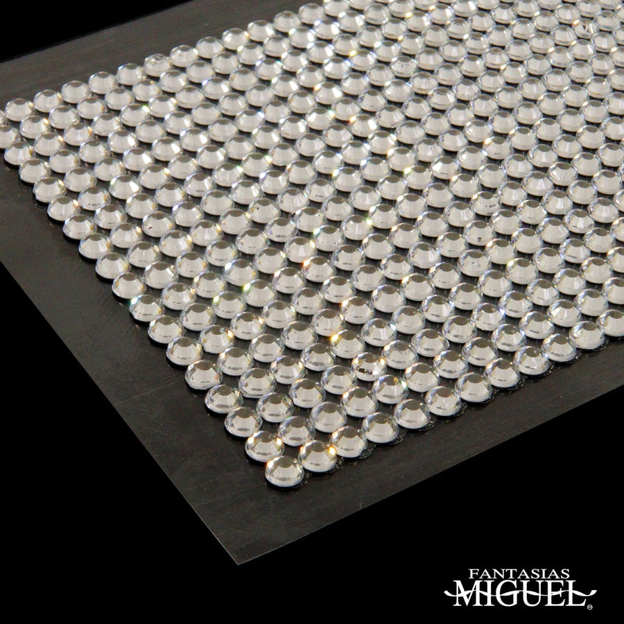Art.10774 Piedra Acrílica Plana Con Adhesivo 3mm 558pz