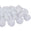 Fantasías Miguel Art.10879 Pom Poms Tamaños Surtidos 30g    (Aprox 70pz) 1pz Blanco