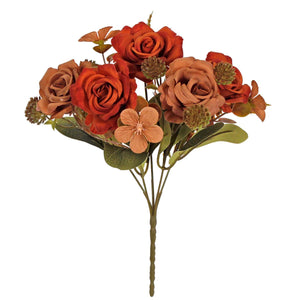 Art.10921 Ramo Rosas 2tonos X5 25cm