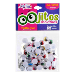Art.10933 Ojos Movibles 10mm 60pz
