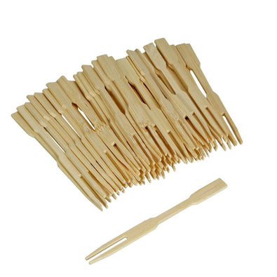 Fantasías Miguel Art.11104 Mini Tenedor Bamboo 9cm 50pz