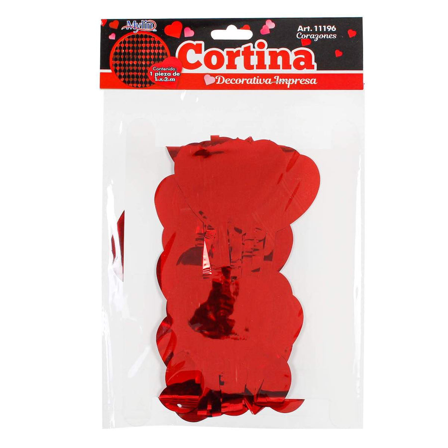 Art.11196 Cortina Metalica Corazon 2x1m 1pz