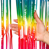 Art.11210 Cortina Arco Iris 2x1m 1pz