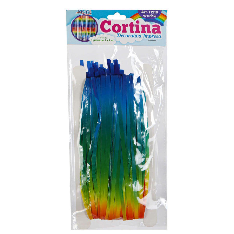 Art.11210 Cortina Arco Iris 2x1m 1pz