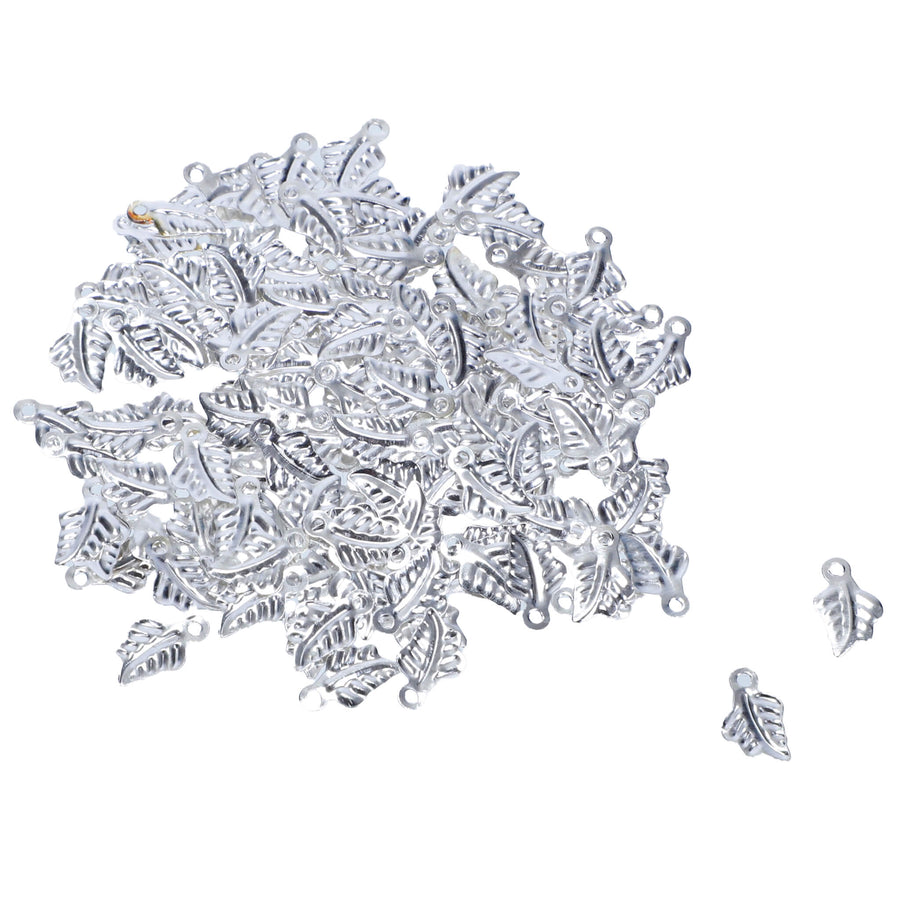 Art.1125 Dijes De Metal Plateado 9mm 144pz