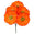 Fantasías Miguel Art.11269 Bush Dahlia X5 33mc Naranja