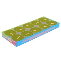 Art.11291 Caja Vela Tea-Light Sin Aroma 1.5x3.8cm 10pz
