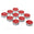 Fantasías Miguel Art.11291 Caja Vela Tea-Light Sin Aroma 1.5x3.8cm 10pz Rojo