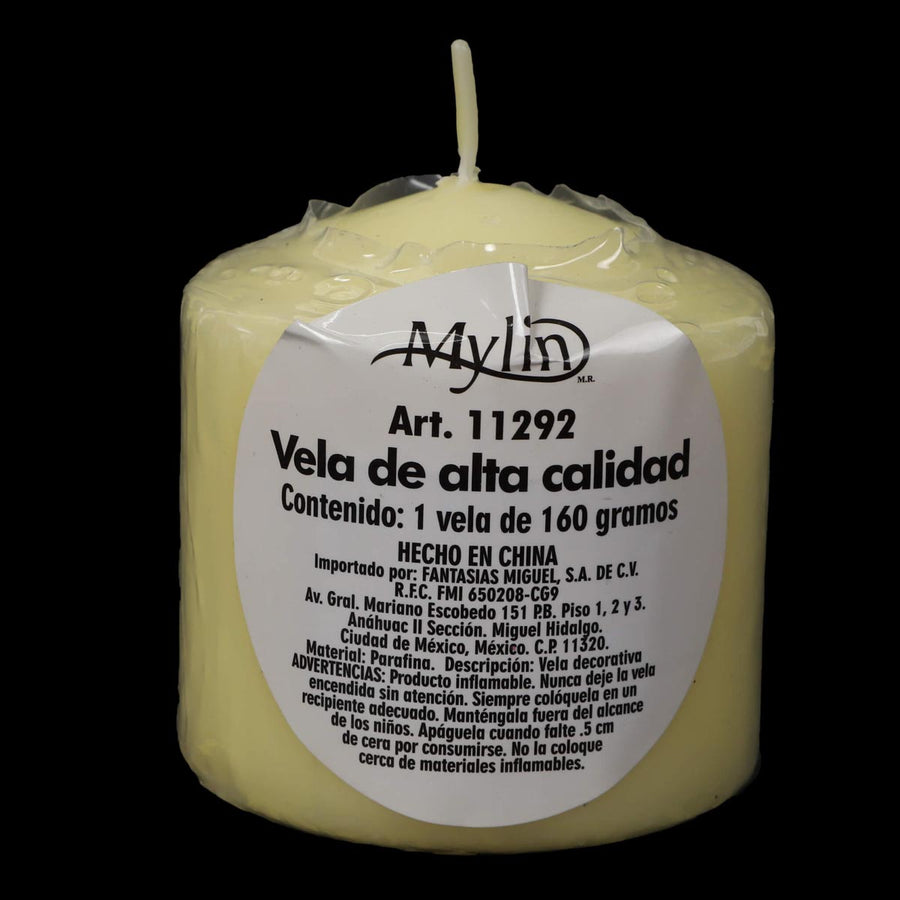 Art.11292 Vela Cirio Sin Aroma 7x7cm 1pz