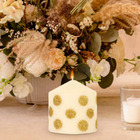 Art.11292 Vela Cirio Sin Aroma 7x7cm 1pz