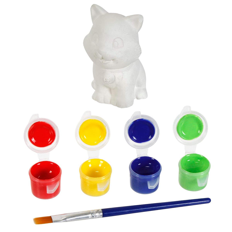 Art.11407 Kit Figura Yeso Con Pintura/Pincel 7x5cm    (Aprox)