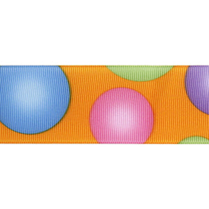 Art.1145 Listón Popotillo Esferas De Colores