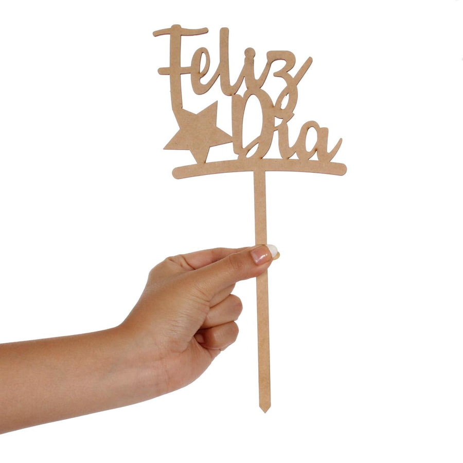 Art.11471 Pick Feliz Día 26x12.5cm 1pz