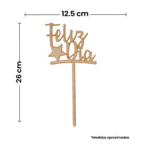 Art.11471 Pick Feliz Día 26x12.5cm 1pz