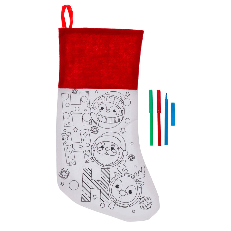 Art.11507 Kit Bota Navideña para Pintar 40cm    (aprox) 1pz