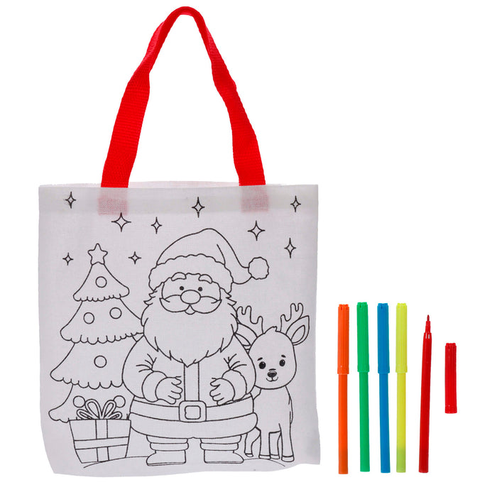 Art.11508 Kit Bolsa Navideña para Pintar