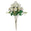 Fantasías Miguel Art.11538 Ramo Botón De Rosa x9 45cm 1pz Blanco