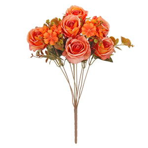 Art.11552 Ramo Mix Rosa Abierta X9 43cm