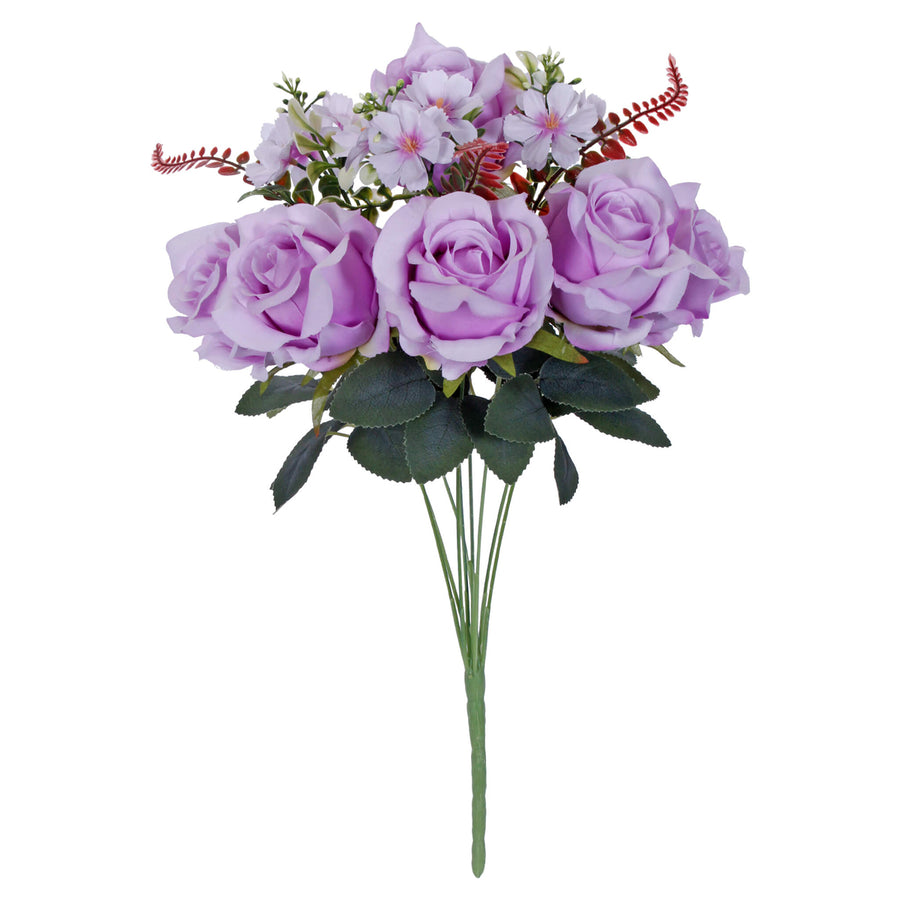 Art.11554 Ramo Rosas Mixto x9 45cm 1pz