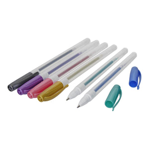 Art.11572 Plumas Gel Metálicas  6pz