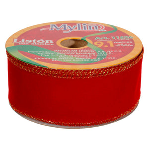 Art.11626 Listón Navideño 3.8cm 9.1m