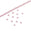 Fantasías Miguel Art.11644 Cuenta Cristal Rondel 6mm Hilo 40cm (aprox 83pz) Rosa Ab