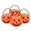 Fantasías Miguel Art.11657 Mini Cubeta Calabaza 5x7cm 4pz Naranja
