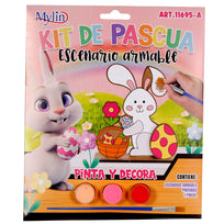 Art.11695 Kit Pascua Con Pintura Y Pincel
