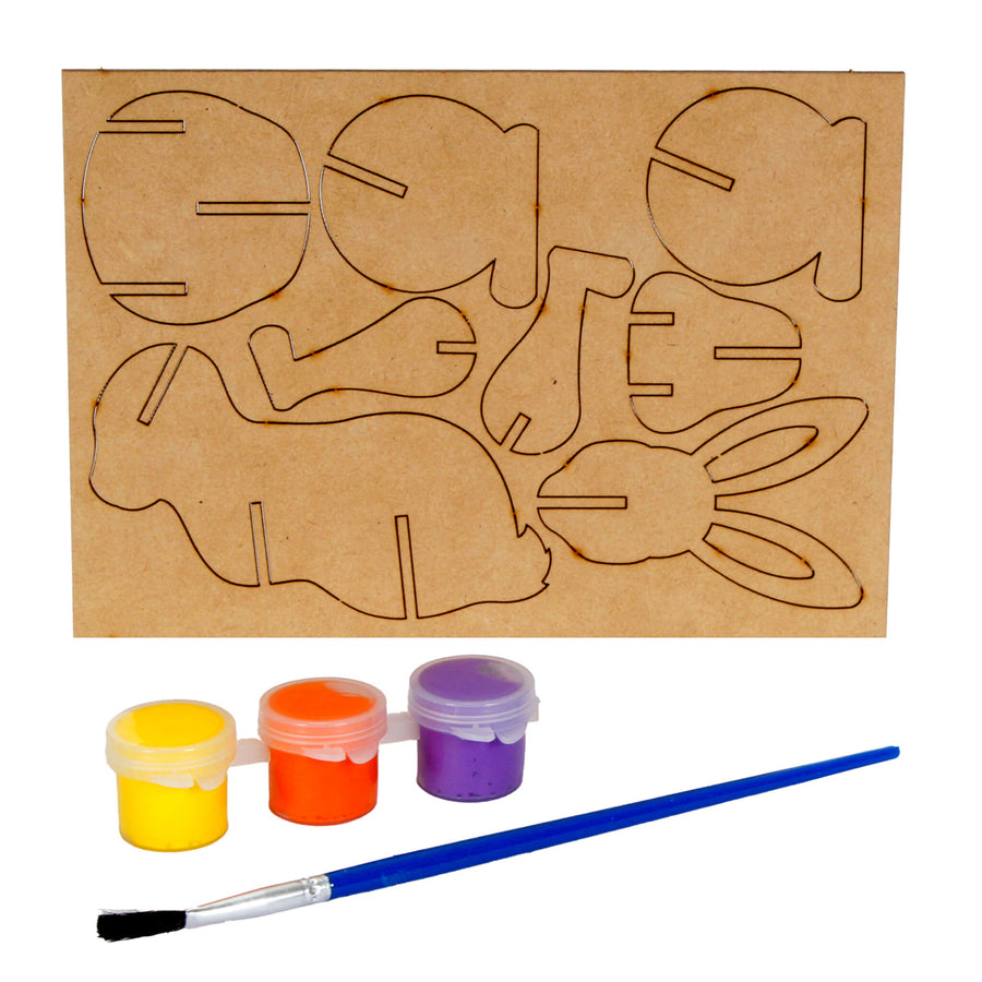 Art.11695 Kit Pascua Con Pintura Y Pincel