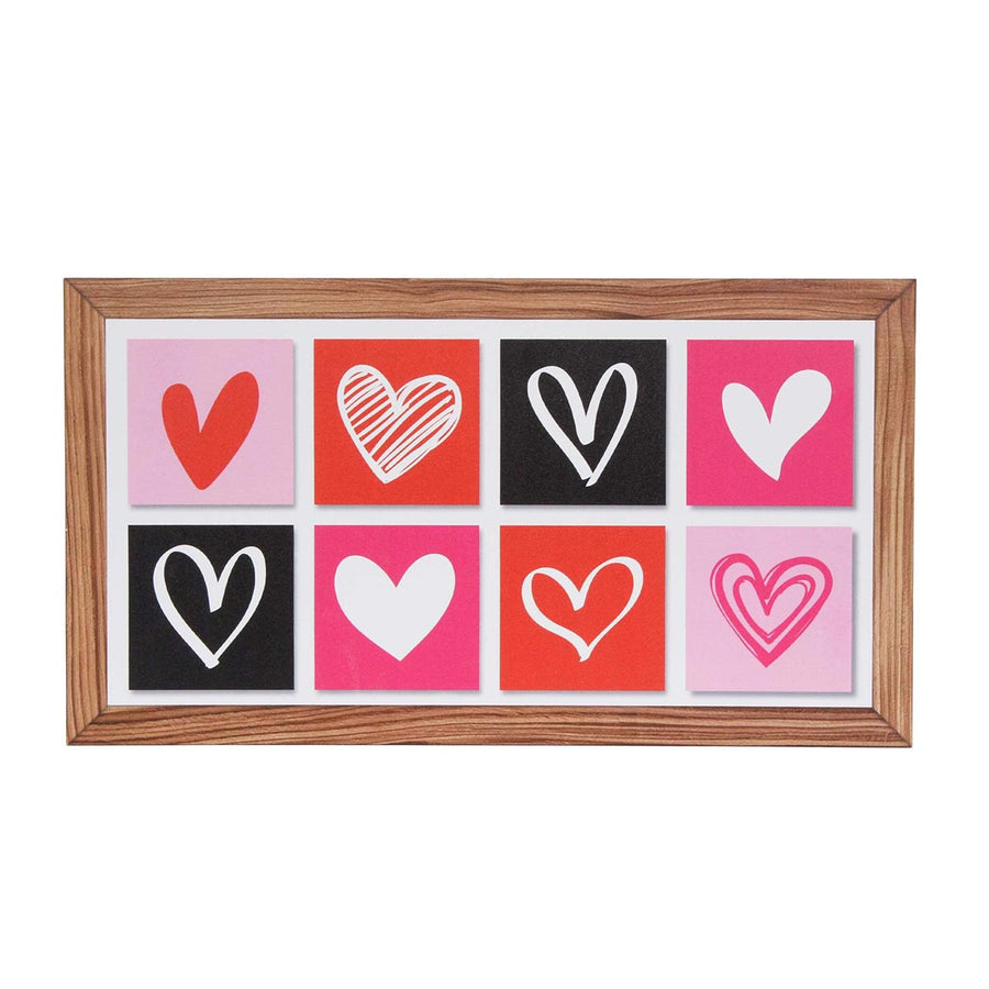 Art.11699 Cuadro Corazones 21x37cm