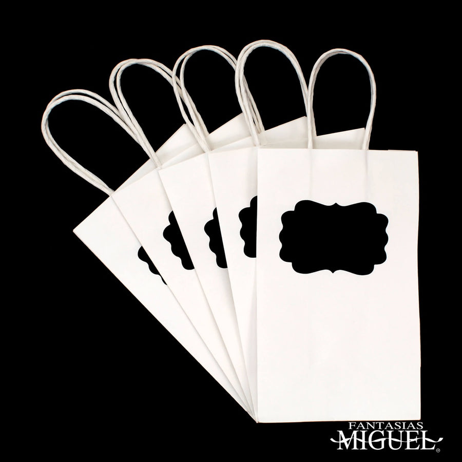 Art.1179 Bolsa Papel Con Calcomanía 21x13x8cm 5pz