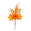 Fantasías Miguel Art.11805 Pick Otoñal Calabaza 33cm 1pz Naranja