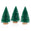 Fantasías Miguel Art.11820 Mini Pino con Base 9x5cm 3pz Verde Escarc
