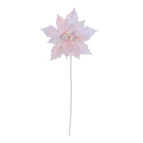 Art.11829 Nochebuena Diamantada/Lentejuela 60cm 1pz