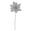 Fantasías Miguel Art.11829 Nochebuena Diamantada/Lentejuela 60cm 1pz Plata